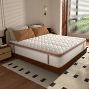 Pixafog 12 inch Queen Mattress in a Box, Individual Pocket Spring Mattress with Motion Isolation, Pressure Relief & Edge Support, Medium, Euro Top