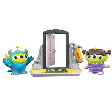Pixar Alien Remix Boo's Door Pack, 2 Mashup Figures & Door Accessory, Toy Story & Monsters Inc, 3 in