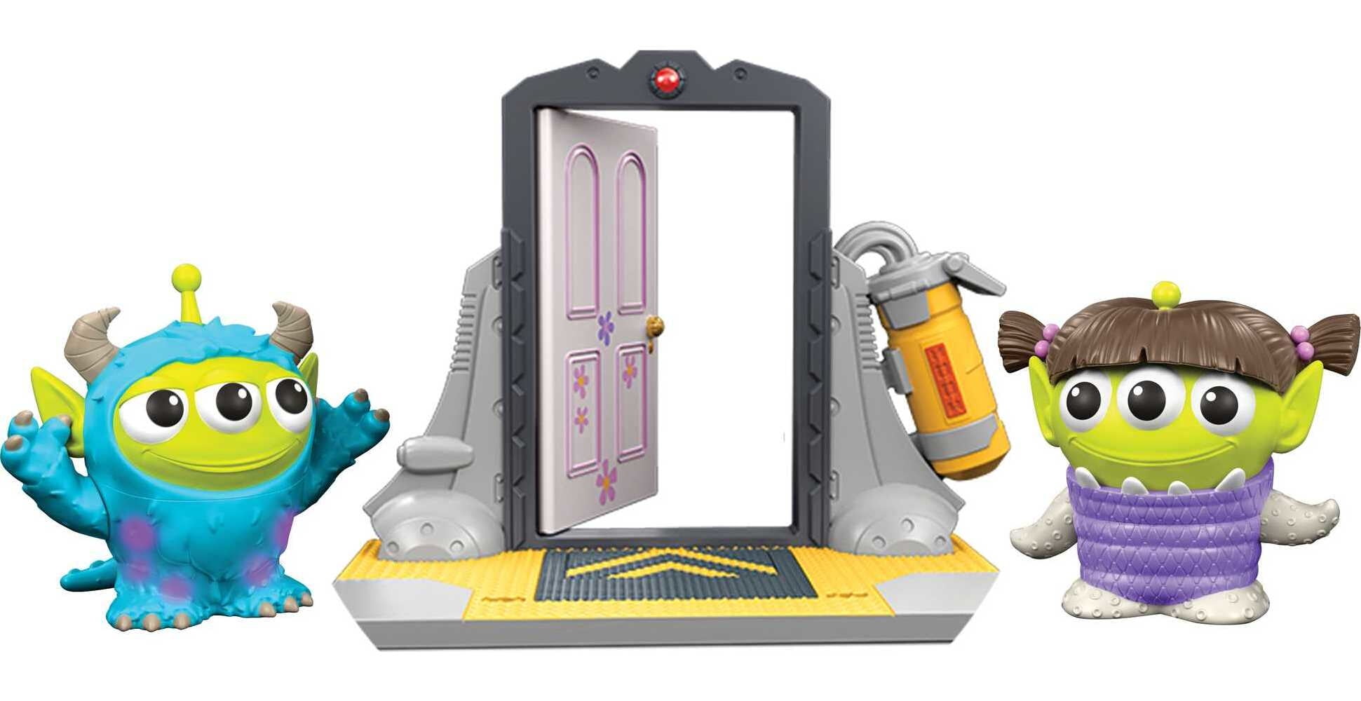 Pixar Alien Remix Boo's Door Pack, 2 Mashup Figures & Door Accessory