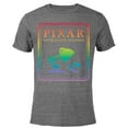 thumbnail image 1 of Pixar Animation Studios Luxo Jr. Pride - Short Sleeve Blended T-Shirt for Adults - Customized-Dark Heather, 1 of 5