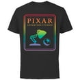 thumbnail image 1 of Pixar Animation Studios Luxo Jr. Pride - Short Sleeve Cotton T-Shirt for Adults - Customized-Black, 1 of 5
