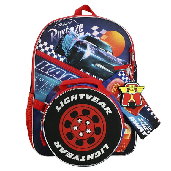 Pixar Cars 3 Jackson Storm 5-Piece Backpack Set