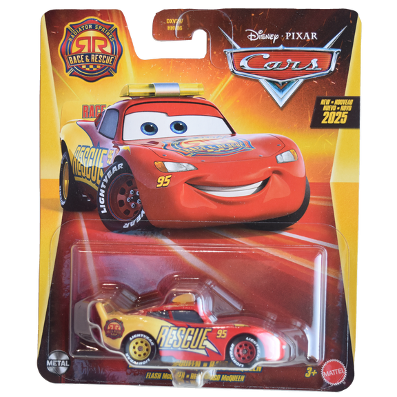 Mattel Pixar Cars Lightning McQueen Race & Rescue