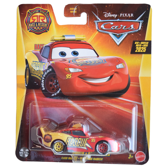 Pixar Cars Lightning McQueen Race & Rescue