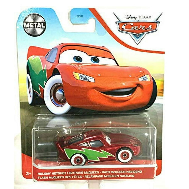 Pixar Cars Metal Series 1:64 Scale, Holiday Hotshot Lightning McQueen