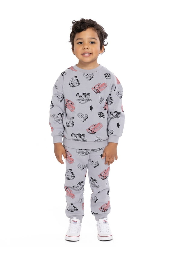 Pixar Cars Toddlers' Print Sweatshirt and Jogger Pants Set, 2-Piece, Sizes 12M-5T