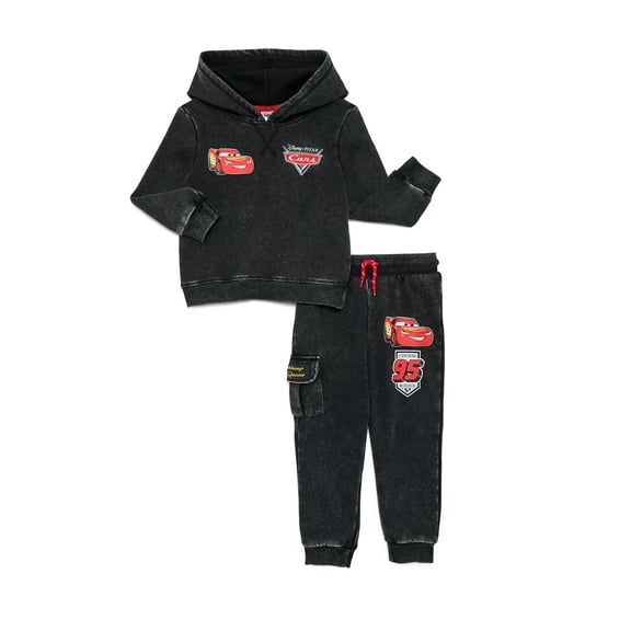 Pixar Cars Toddler Boys Graphic Hoodie and Jogger Pants Set, 2-Piece, Sizes 12M-5T
