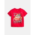 thumbnail image 1 of Pixar Cars Toddler Boys Holiday Graphic Crewneck Tee with Short Sleeves, Sizes 12M-5T, 1 of 3