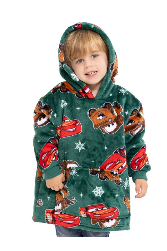 Toddler Boys Cozy Hoodie with Faux Shearling Lining, Sizes 12M-5T