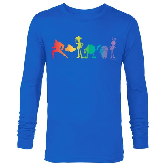 Pixar Character Line Up Pride - Long Sleeve T-Shirt for Men - Customized-Royal