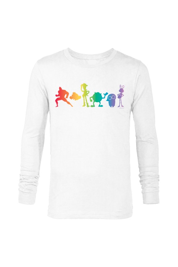 Character Line Up Pride - Long Sleeve T-Shirt for Men - Customized-White