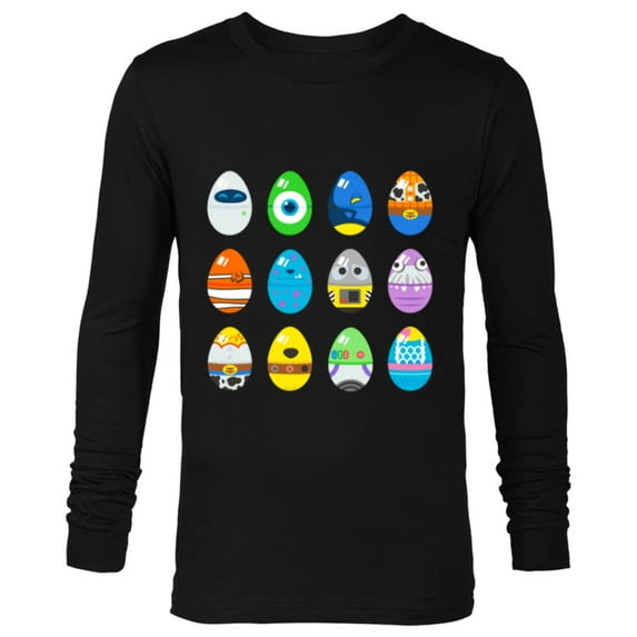 Pixar Classic Character Easter Eggs - Long Sleeve T-Shirt for Men - Customized-Black