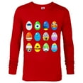 thumbnail image 1 of Pixar Classic Character Easter Eggs - Long Sleeve T-Shirt for Men - Customized-New Red, 1 of 5