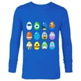 thumbnail image 1 of Pixar Classic Character Easter Eggs - Long Sleeve T-Shirt for Men - Customized-Royal, 1 of 5