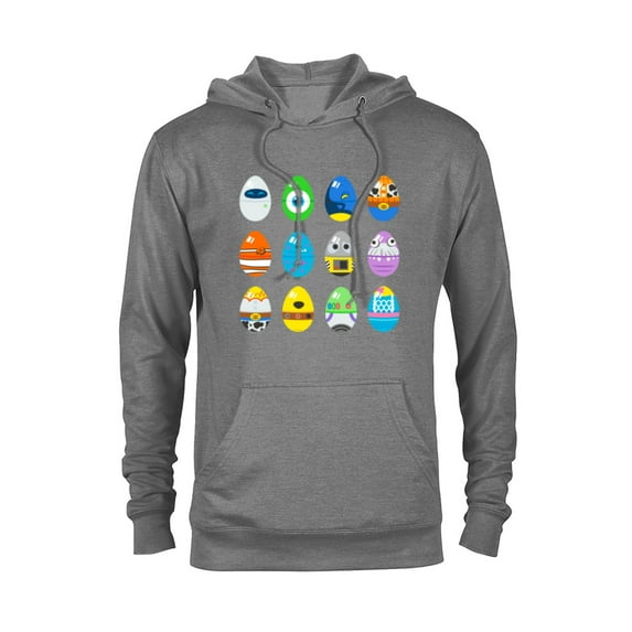 Pixar Classic Character Easter Eggs - Pullover Hoodie for Adults - Customized-Graphite Heather
