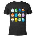 thumbnail image 1 of Pixar Classic Character Easter Eggs - Short Sleeve Blended T-Shirt for Adults - Customized-Black, 1 of 5