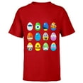 thumbnail image 1 of Pixar Classic Character Easter Eggs - Short Sleeve T-Shirt for Kids - Customized-Red, 1 of 5