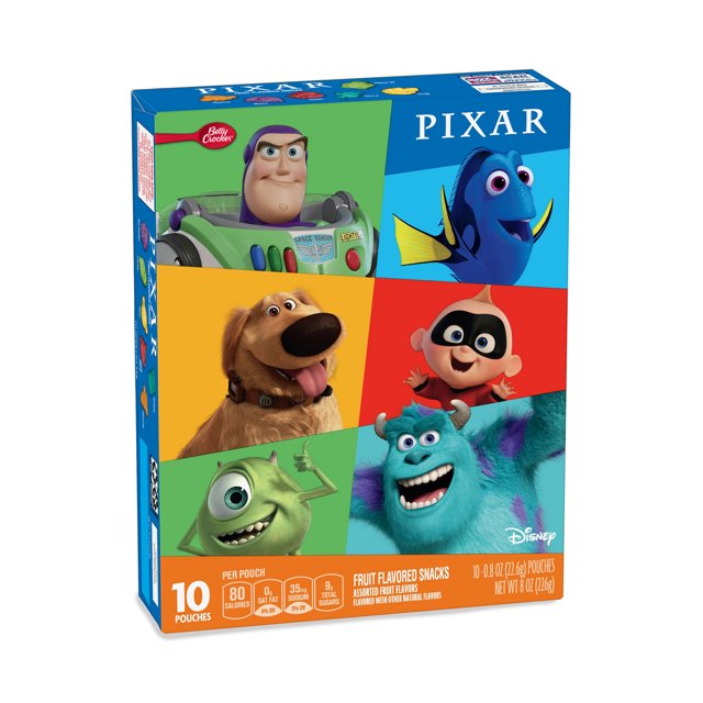 Pixar Pixar Fruit Snacks, 10Count