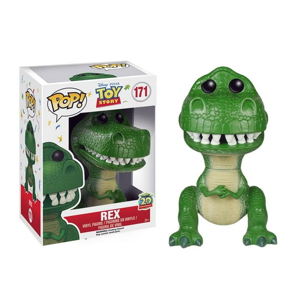 Pixar Toy Story #171 Rex Vinyl Figures Pop! Multicolor Model Toys - w/Box & Protector