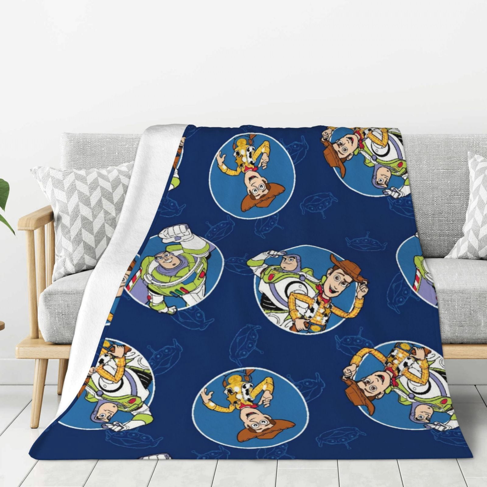Toy Story Colorblock Blanket 62×90 Polyester Silk Touch Mulitcolor Disney