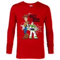 thumbnail image 1 of Pixar Toy Story Buzz and Woody T-Shirt - Long Sleeve T-Shirt for Men - Customized-New Red, 1 of 5