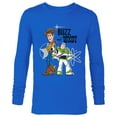 thumbnail image 1 of Pixar Toy Story Buzz and Woody T-Shirt - Long Sleeve T-Shirt for Men - Customized-Royal, 1 of 5