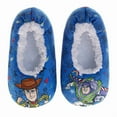 thumbnail image 1 of Pixar Toy Story Slippers for Kids, Woody and Buzz Comfortable Cozy Indoor Soft (Toddler Little Kid), Blue, Size: 7-8, 1 of 6