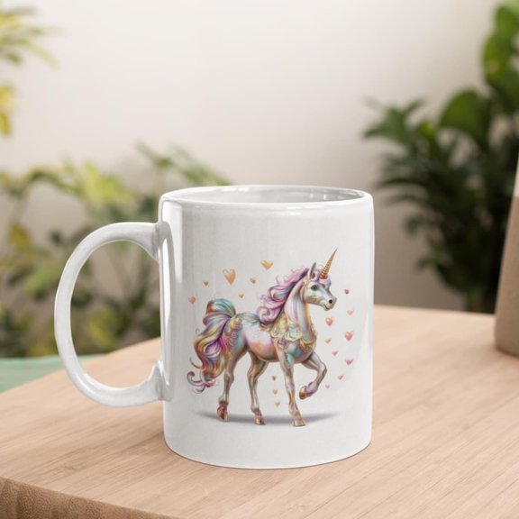 Pixar Unicorn Mug Rainbow Floral sy Coffee Cup.jpg