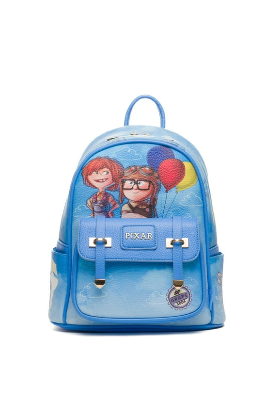 Pixar Up WondaPop 11" Vegan Leather Fashion Mini Backpack