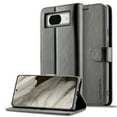 thumbnail image 1 of Pixel 7 Pro Wallet Case for Google Pixel 7 Pro Premium Luxury PU Leather Wallet Flip Magnetic Clasp Cover Retro 7 Pro Case Credit Card Holder Kickstand Shockproof Case,
Gray, 1 of 7