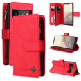 thumbnail image 1 of Pixel 8 Pro Wallet Case, Allytech PU Leather Cards Holder Back Cover Stand Magnetic Closure Folio Flip Shoulder Lanyard Hand Wrist Wallet Case Cover for Google Pixel 8 Pro - Red, 1 of 12