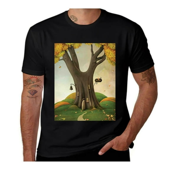 Pixel Art Abstract-Camouflage-Sepia-Black-Brown- Casual Streetwea Everyday Tshirt Comfortable Wear tee shirt