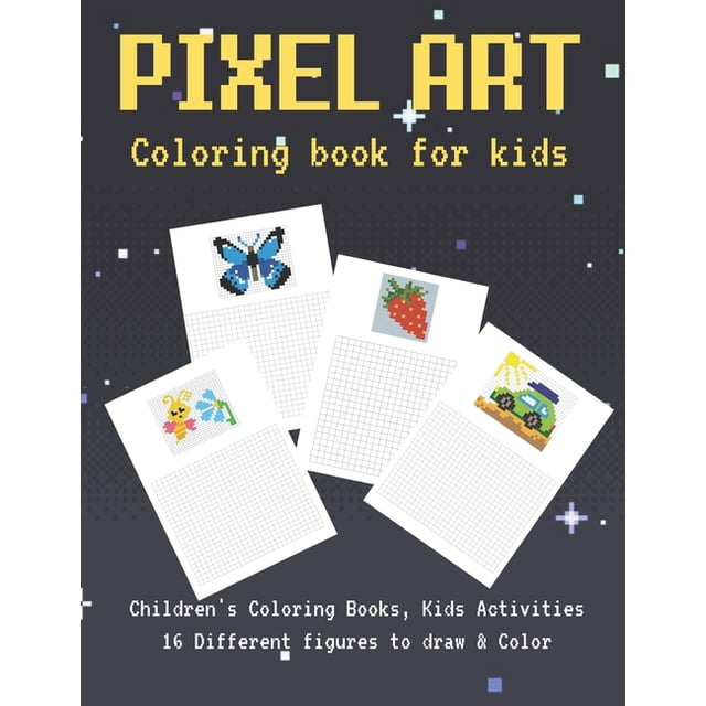Pixel Art Coloring Book For kids : Pixel Art Coloring Book for kids ...