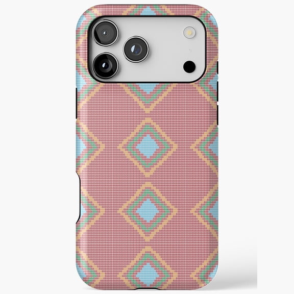 Pixel Art Number Eight Symbolic Retro Numeric Grid Phone Case 11 through 17 Pro Max