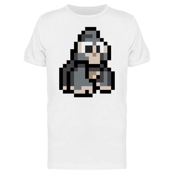 Pixel Art Small Gorilla Tee Men's -Image by Shutterstock