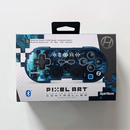 Pixel Art Wireless Bluetooth Controller Spiritbox Edition For Switch, PC, Mac
