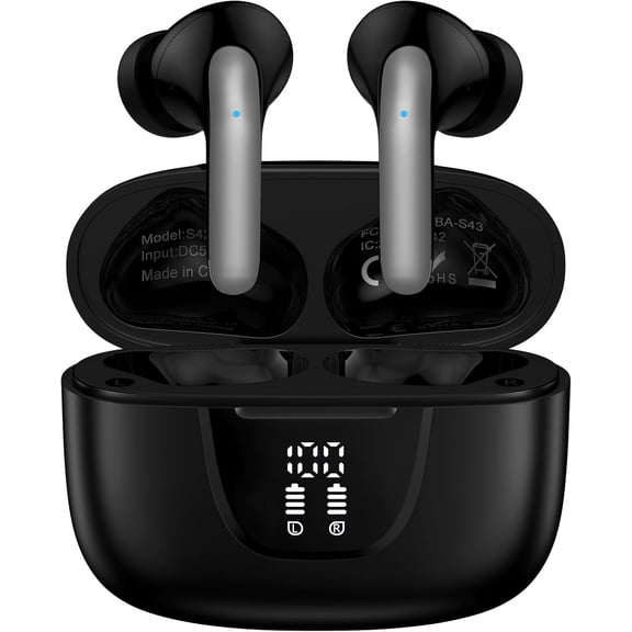 for Pixel Buds Wireless Earbuds Bluetooth 5.3 Headphones for Google Pixel 10a/10 Pro/10 Pro XL Fold/9/Samsung A17 A16 S25 Ultra iPhone 17 16, Noise Cancelling In Ear Earphones