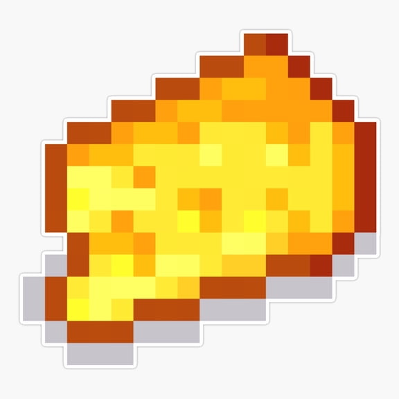 Pixel Cheese Er, Phone Decal Water Bottle Stickers Car Decals, Funny Birthday Gift
