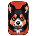 thumbnail image 1 of Pixel Dog 12.5x8.2 Inch Soft Comfortable Furry Printed Armrest Accessory Car Armrest Pad Mat, 1 of 6