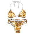 thumbnail image 1 of Pixel Dog Detachable Sponge Adjustable Strap Bikini Set 2-Pack for Various Scenes, 1 of 6