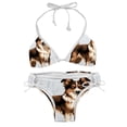 thumbnail image 1 of Pixel Dog Detachable Sponge Adjustable Strap Bikini Set Two-Pack Swimsuit Women Bikini Sets, 1 of 6