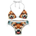 thumbnail image 1 of Pixel Dog Detachable Sponge Adjustable Strap Bikini Set Two-Pack for Various Scenes, 1 of 6