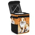 thumbnail image 1 of Pixel Dog Foldable Car Garbage Can with Lid, Leak-proof Hanging Storage Bag - Mini Trash Can for Car, 1 of 6