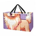 thumbnail image 1 of Pixel Dog Large Capacity Reusable Foldable Oxford Cloth Grocery Bags: Multifunctional Storage and Easter Basket, 1 of 7
