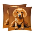 thumbnail image 1 of Pixel Dog Pillow Covers Set with Unique Patterns - 16x16, 18x18, 20x20 Inches - Set of 2 Elegant Pillow Inserts, Throw Pillows Covers for Home for Any Occasion, 1 of 6