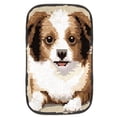 thumbnail image 1 of Pixel Dog Soft Printed Furry Car Armrest Pad Cover Mat - 12.5x8.2 Inch, Comfortable Armrest Accessory, 1 of 6