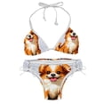 thumbnail image 1 of Pixel Dog Stylish Bikini Set with Detachable Sponge & Adjustable Strap 2-Pack - Beach Ready!, 1 of 6