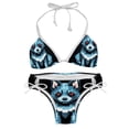 thumbnail image 1 of Pixel Dog Swimsuit Bikini Set with Detachable Sponge and Adjustable Strap, Two-Pack, for Beach and Pool Parties, 1 of 6