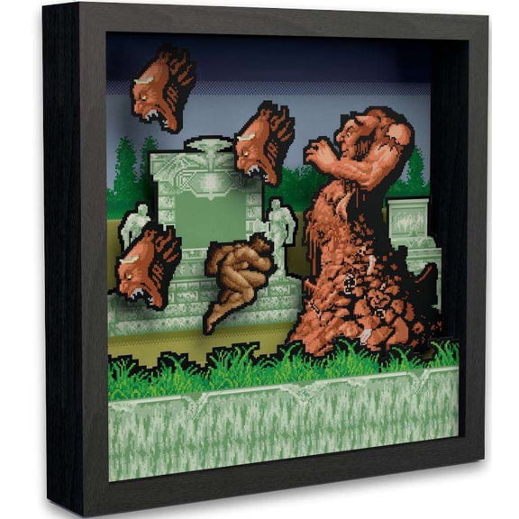 Pixel Frame - Altered Beast (9" x 9")