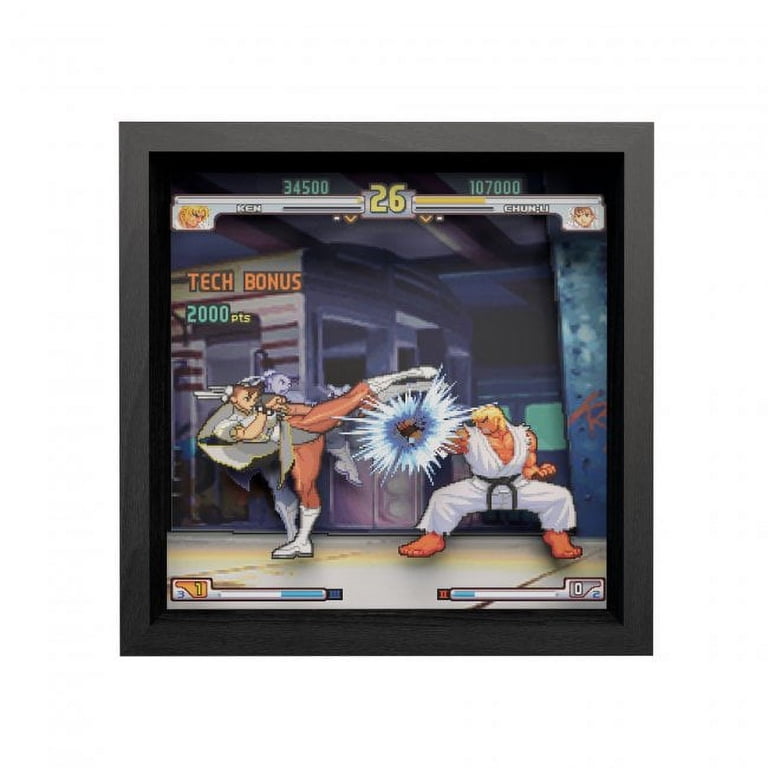 Capcom Officially Licensed Pixel Frames Street Fighter III Decor